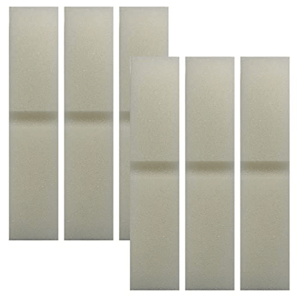 Think Crucial Replacement Aquarium Foam Block Filters - Compatible with Fluval FX4, FX5 & FX6