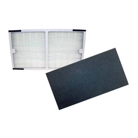 Crucial Air Replacements Compatible with Idylis HEPA Style C Air Purifier Filter & Carbon Filter, Model # IAF-H-100C (2 Pack)