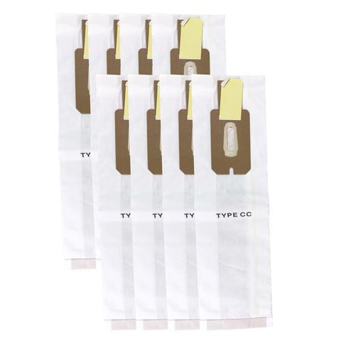 Crucial Vacuum Replacement Bags Compatible With Oreck Type CC Vacuum Cleaner Bags - Pair with Parts # CCPK8 CCPK8DW PK2008 PK80009DW PK80009 68710-6 687106 and Models XL5, XL7, XL21, XL100C