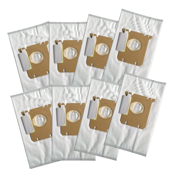 8pk Replacement Cloth Bags, Fits Electrolux Style S & Eureka Style OX, Compatible with Part 61230, 61230A, 61230B & 61230C