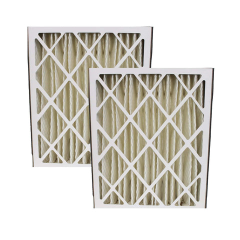 2pk Replacement 20x25x5 MERV-8 Pleated HVAC Furnace Filters, Fits Ultravation, Compatible with Part 91-006