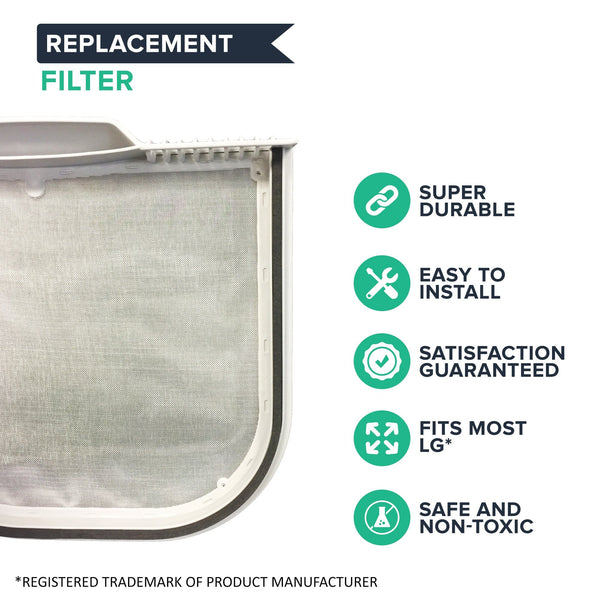 Replacement Dryer Lint Filter, Fits LG, Compatible with Part 5231EL1001C