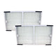 Crucial Air Replacement Filter Compatible with Idylis C Filter Air Purifier Parts 1.4Ó x 6.7Ó x 11.8Ó Pair with Hepa Style Filters Part IAP-10-200, IAP-10-280