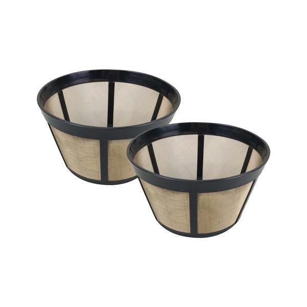 Replacement Gold-Tone Basket Coffee Filter, Fits Bunn Coffee Makers, Washable & Reusable
