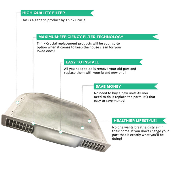 Replacement Dryer Lint Filter Assembly, Fits LG, Compatible with Part 5231EL1003B