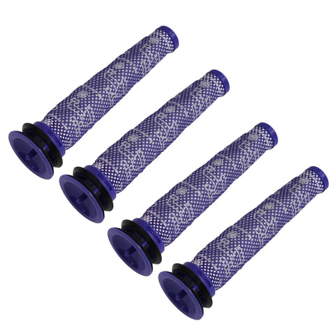 4 Replacement Washable & Reusable Pre Filter, Fits Dyson V6, Compatible with Part 965661-01