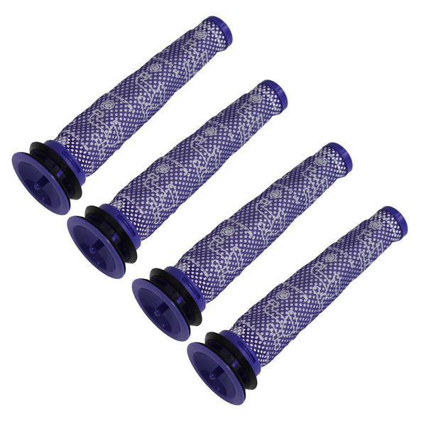 4 Replacement Washable & Reusable Pre Filter, Fits Dyson DC58 & DC59, Compatible with Part 965661-01