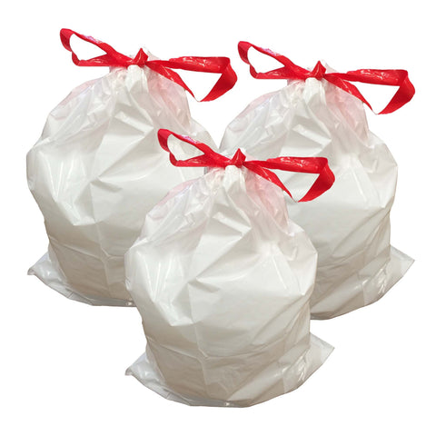 30pk Replacement Garbage Bags, Fits Simplehuman Trash Bins, 45L / 12-Gallon, Style-M