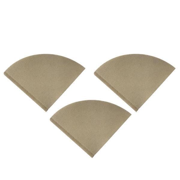 Replacement Unbleached Natural Brown Paper Coffee Filters, Fits Hario V60 Coffee Makers, Compatible with Part VCF-02100M