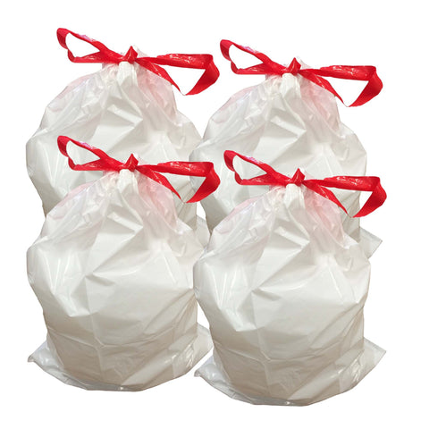 40pk Replacement Garbage Bags, Fits Simplehuman Trash Bins, 45L / 12-Gallon, Style-M