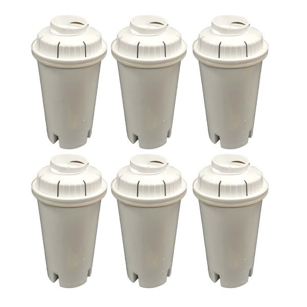 6pk Replacement Water Filters, Fits Brita Pitchers & Dispensers