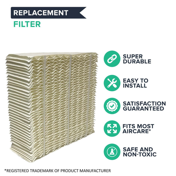 2pk Replacement Paper Wick Humidifier Filter, Fits Aircare 1043, Spacesaver 800 Series