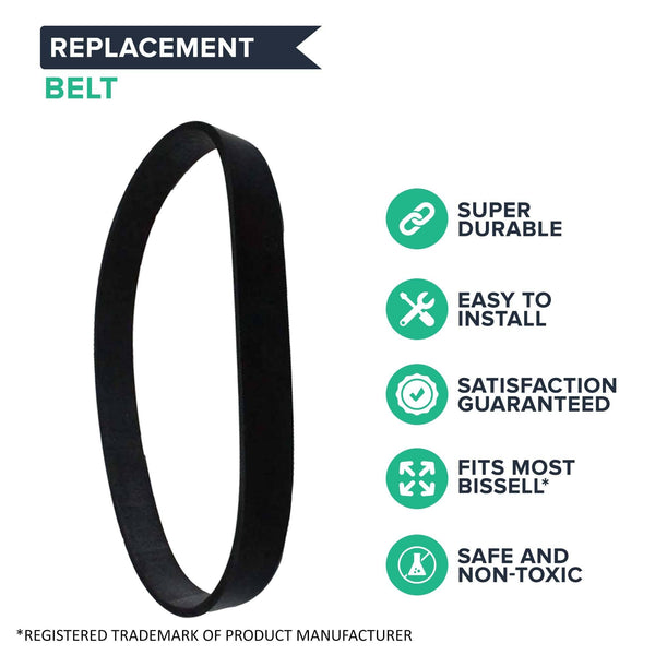 Replacement Style 7, 9, 10 & 12 Belts, Fits Bissell CleanView & More, Compatible with Part 32074 & 3031120