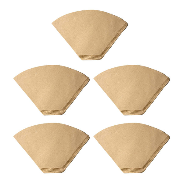 500PK Unbleached Natural Brown Paper #2 Coffee Filters