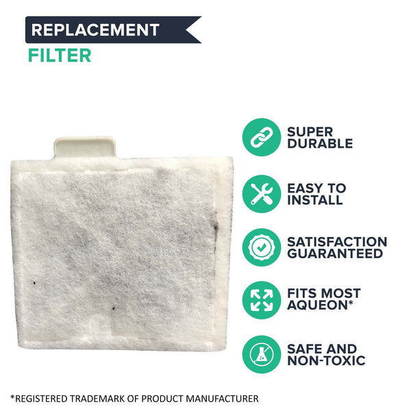 Think Crucial Air Filter Replacement Parts Compatible with Aqueon QuietFlow Generic Charcoal Filter - Aquarium Filters Medium Charcoal Cartridge - Cartridges for Fish, Turtle Tank, Aquariums (9 Pack)