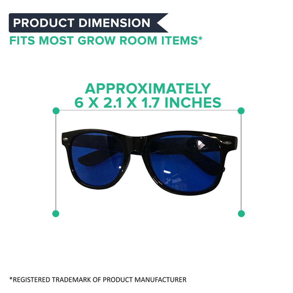 2PK Horticulture Indoor Hydroponics Grow Room & Greenhouse Light Glasses (Goggles), Anti UV, Reflection & Glare Optical Protection