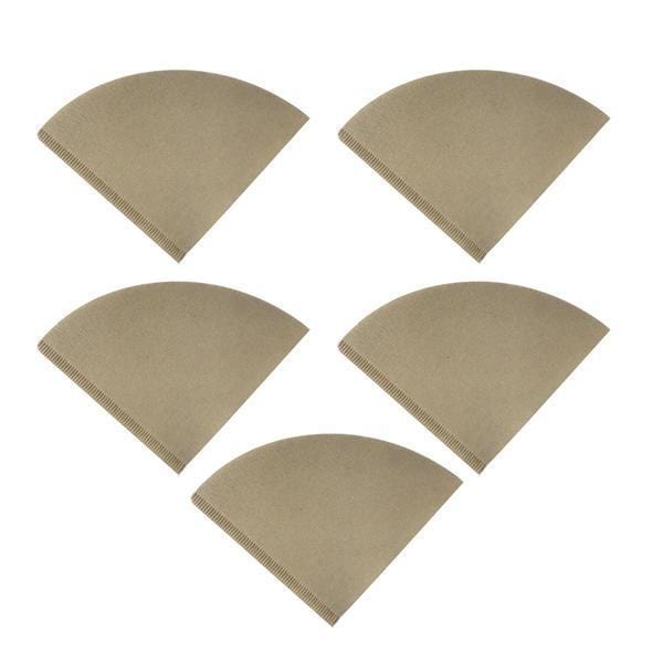 Replacement Unbleached Natural Brown Paper Coffee Filters, Fits Hario V60 Coffee Makers, Compatible with Part VCF-02100M