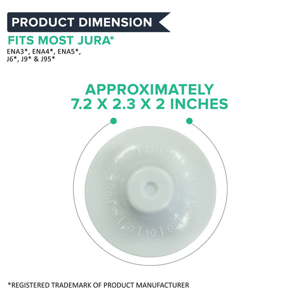 Replacement Blue Water Filter, Fits Jura Coffee Machines, Compatible with Part 67879