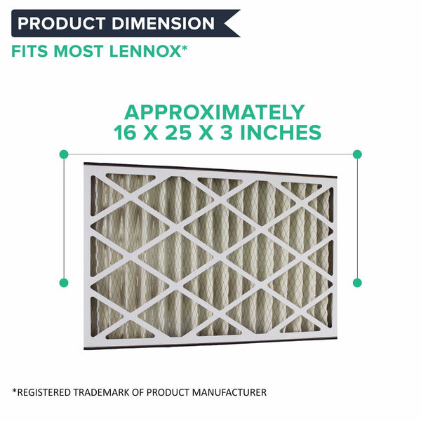 3PK Replacement Air Purifier Filter Fits Part # FC100A1037, Compatible With Honeywell, 20 in X 25 in X 5 in, Fits Models F100, F200, SPACEGARD 2200 PURIFIERS