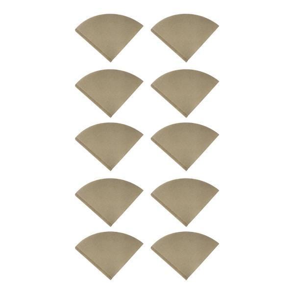 Replacement Unbleached Natural Brown Paper Coffee Filters, Fits Hario V60 Coffee Makers, Compatible with Part VCF-02100M