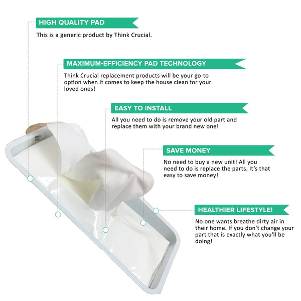 36PK Multi Surface WetJet Pads fit Swiffer Spray Mop, 8 x 10