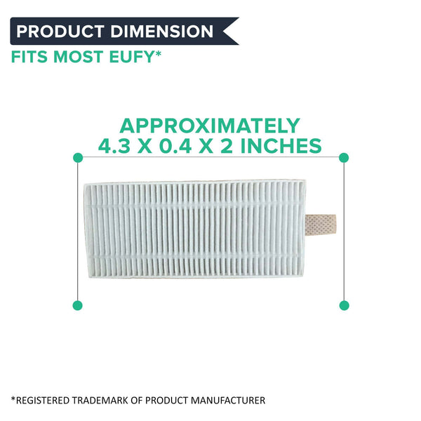 6PK Replacement Filter & Foam, Fit Eufy RoboVac 11 & 11C Vacuum Cleaners