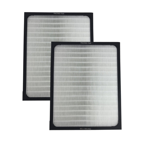 2pk Replacement Air Purifier Filters, Fits Blueair 200 & 300 Series Air Purifiers, Compatible with Part 200PF & 201PF
