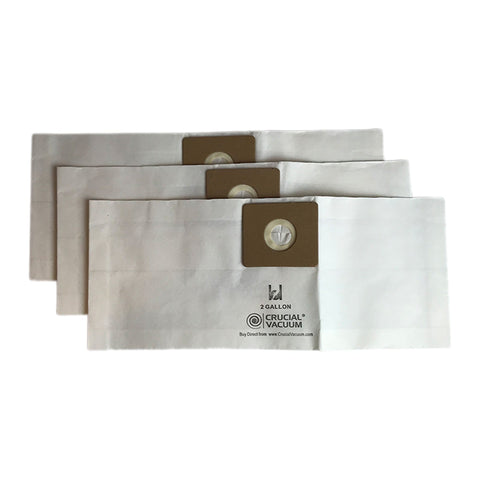 Think Crucial Replacement Vacuum Bags Compatible with Shop-Vac Part # SV-9066800, Fits Type B 2 and 2.5 Gallon Shop-Vac Wet & Dry Vacuum