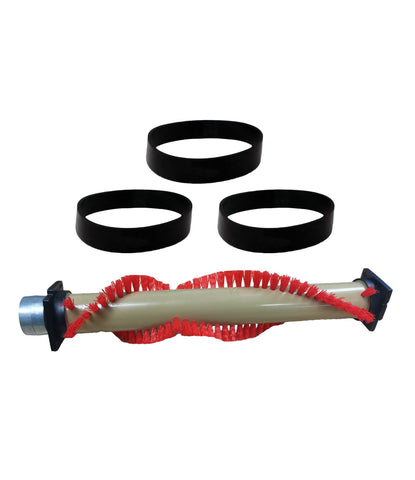 Replacement Roller Brush & 3 Belts, Fits XL Oreck, Compatible with Part 016-1152, 75202-01 & XL010-0604