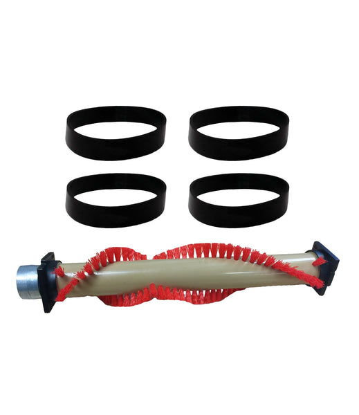 Replacement Roller Brush & 4 Belts, Fits Oreck XL, Compatible with Part 016-1152, 75202-01 & XL010-0604