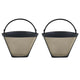 Crucial Coffee Cone Filter Replacement Part # DDC-2600, DCC-750, DCC-1100, DCC-1200 and DCC-2200- Compatible with Cuisinart GTF Gold Tone Coffee Filter - Ideal For Better Lifestyle, Home