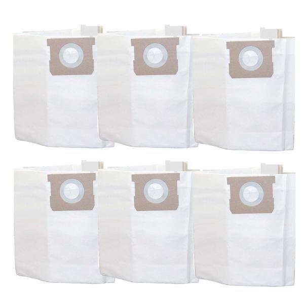 Replacement Bags, Fits Vacmaster 5-6 Gallon Wet & Dry Vacs, Compatible with Part VDBS