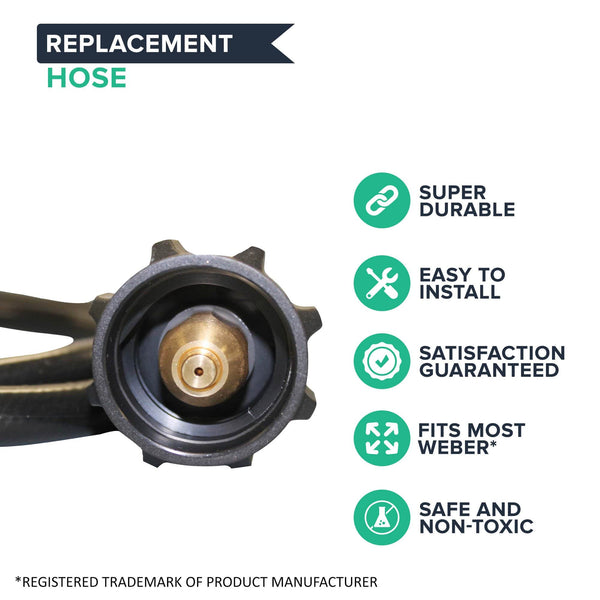 Replacement 6FT Adaptor Hose, Fits Weber, Compatible with Part 6501