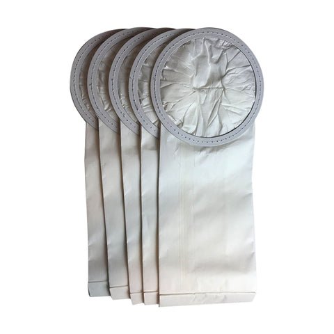 Crucial Vacuum Replacement Vac Bags Part # 100431, 450227 - Compatible With ProTeam 6 QT Bags Fit 6-Quart Backpacks Vac Bags - Compact Disposable Bag - Home, Vacs, Models (5 Pack)
