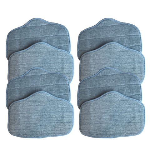 8PK Replacement Mop Pads Part # A275-020, Compatible with SteamMax, 12.7 in X 7 in X 0.1 in, Fits Models SF275, SF370