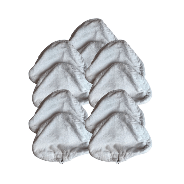 2PK Replacement Steam Mop Pads, Compatible with Steamboy X5 Mops Models, 11.1 in X 6.1 in X 2 in, Fits H2O Ti