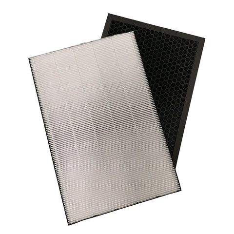 HEPA Style Filter & Activated Carbon Filter Set Fits Bissell Air320 & 2768A Air Purifiers, Compare to Part # 2804 & 2677