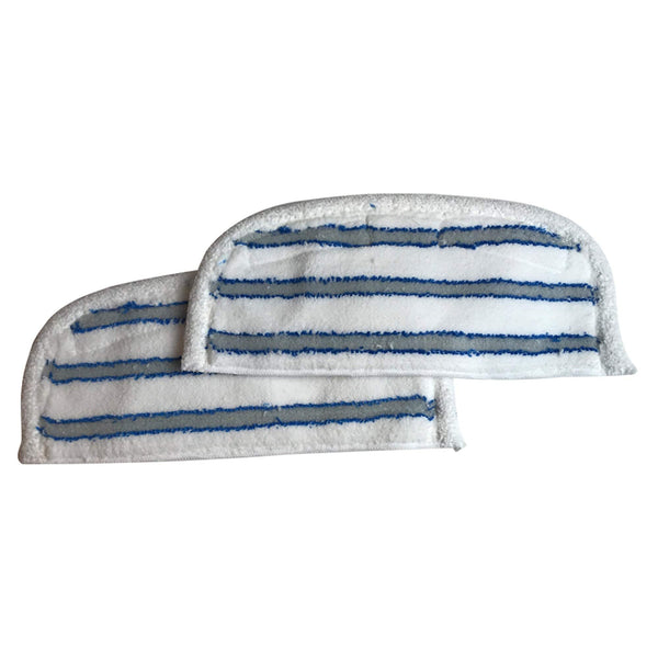 Crucial Vacuum Replacement Pads Compatible with Bissell 46B4 Series, Striped Microfiber Pad Part Fits Steam & Sweep Hard Floor Cleaners, Compatible With Parts # 75F5, 2032200 & 203-2200