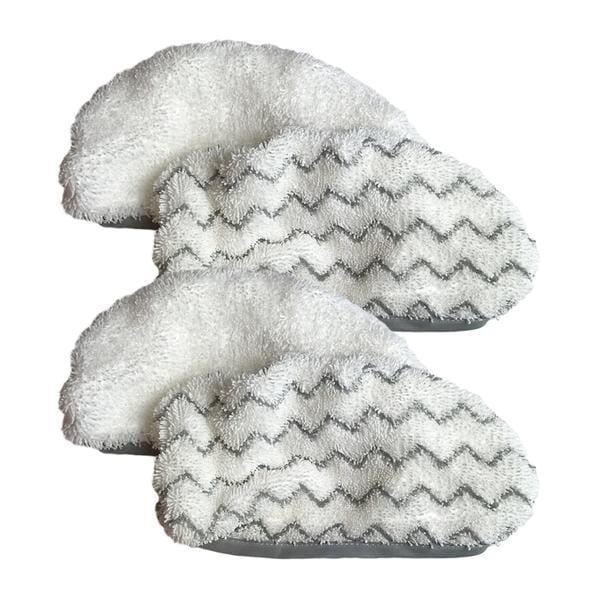 Think Crucial Replacement Mop Pads - Compatible with Bissell 1252 Symphony Hard Floor Vacuum - Steam Mop Pad Parts - Model 940, 1440, 1544 Series - Part #5938, 203-2633, 1606668, 1606669