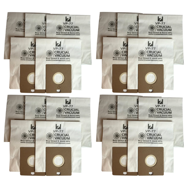 20pk Replacement VP-77 Vacuum Bags, Fits Bissell DigiPro, Propartner & More, Compatible with Part 203-2026, 32023 & 32115