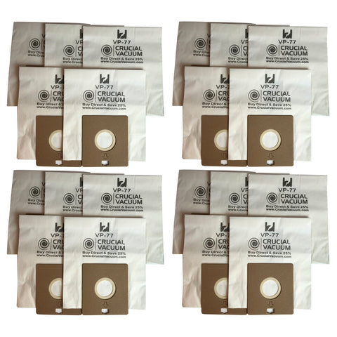 20pk Replacement VP-77 Vacuum Bags, Fits Bissell DigiPro, Propartner & More, Compatible with Part 203-2026, 32023 & 32115