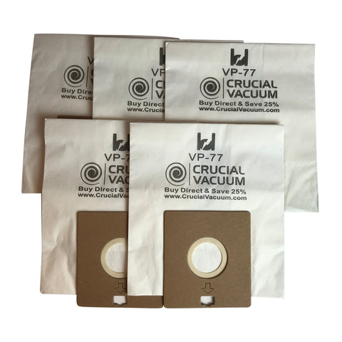 Think Crucial Replacement Vacuum Bags - Compatible with Bissell DigiPro Vacuums Bag Part - Fits VP-77 Power Partner and Canister Model 6900, 67E2, 6594, 6594F - For Parts #32115