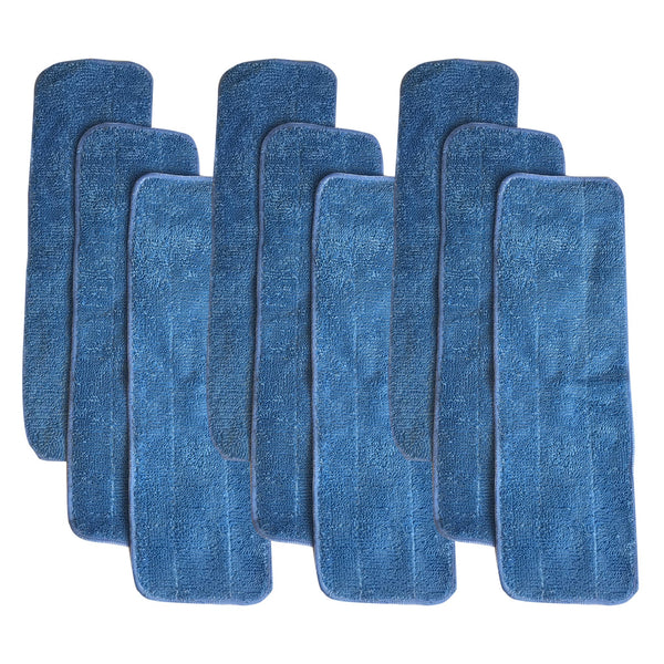 9pk Replacement Microfiber Mop Pads, Fits Bona Mops, Washable & Reusable, Compatible with Part AX0003053