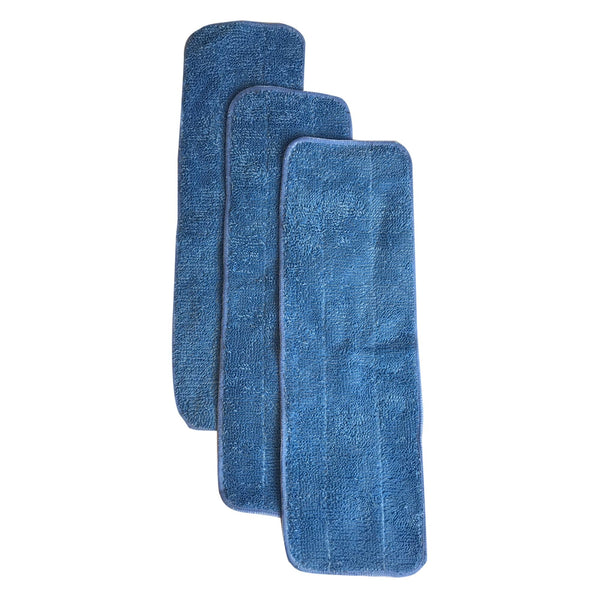 Think Crucial Replacement Mop Pads - Compatible With Bona Mop Head Part  #AX0003053 - 4'' x 15'' Microfiber Cleaning Pad Parts- Hardwood Mop Head Part, Mohawk, Orange Glow Pads Model