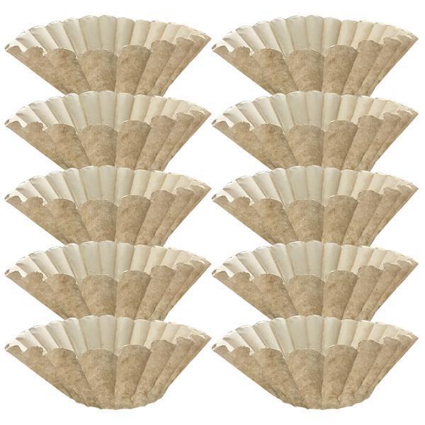 Compatible Replacement Unbleached Paper Coffee Filters Bunn 12 Cup Commercial Coffee Brewers, Compatible with M5002 & 20115.0000