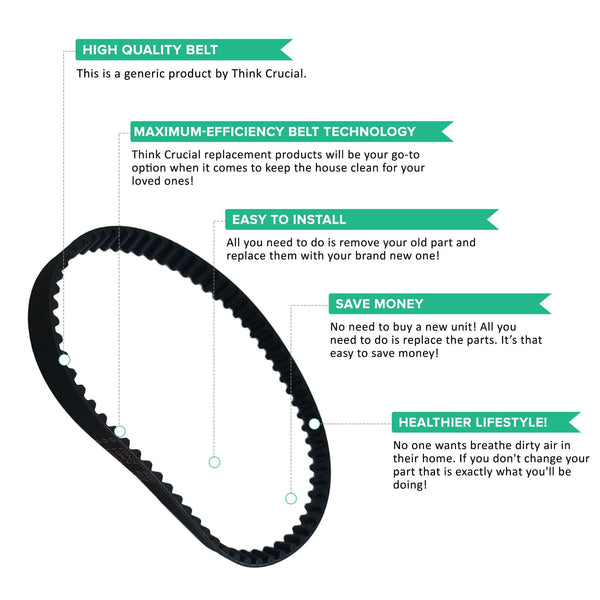 Replacement CB1 Belts, Fits Kenmore, Compatible with Part 20-5285, 742024, 46-3300-03 & 743411