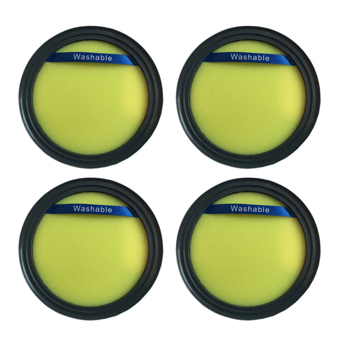 4pk Replacement Dust Cup Filters, Fits Eureka DCF25, Compatible with Part 67600 & 82982-2