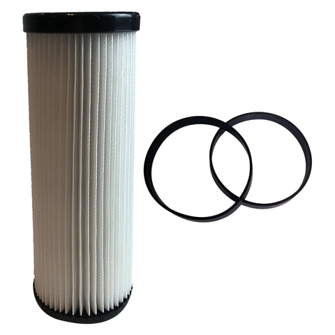 Replacement F1 Filter & 2 Style 4 5 10 Belts, Fits Dirt Devil, Compatible with Part 3JC0280000, 1540310001, 3720310001 & 3860140600