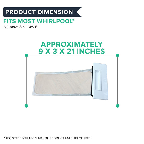 Replacement Dryer Lint Filter, Fits Whirlpool, Compatible with Part W10641634