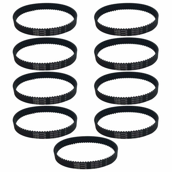 9pk Replacement 10mm Vacuum Belts, Fits Dyson DC17, Compatible with Part 911710-01